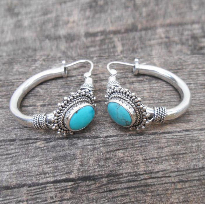Wholesale Fashion Vintage Turquoise Earrings