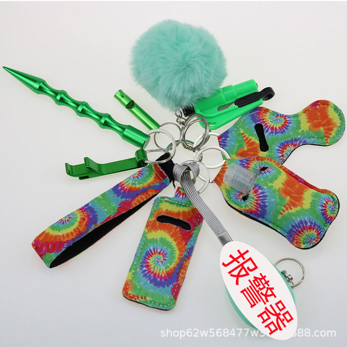 Wholesale Diving Fabric Printing 11-piece Keychain Set JDC-KC-TouMS085