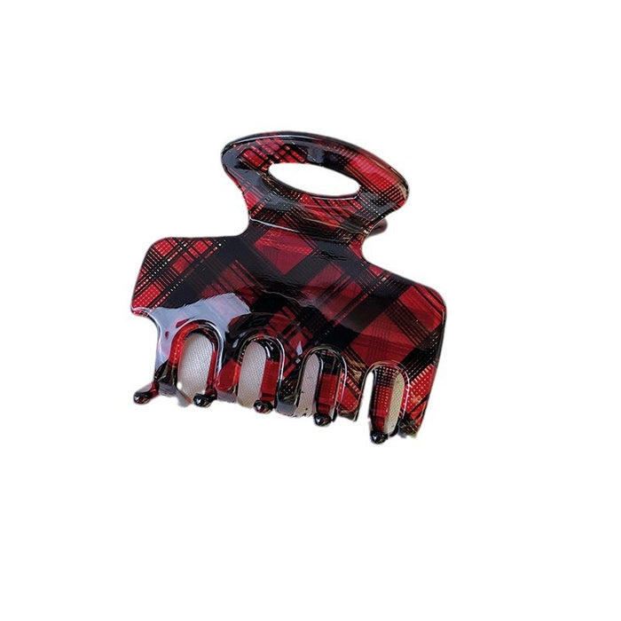 Wholesale Acetate Plaid Bow Hair Clip JDC-HC-XingYi023