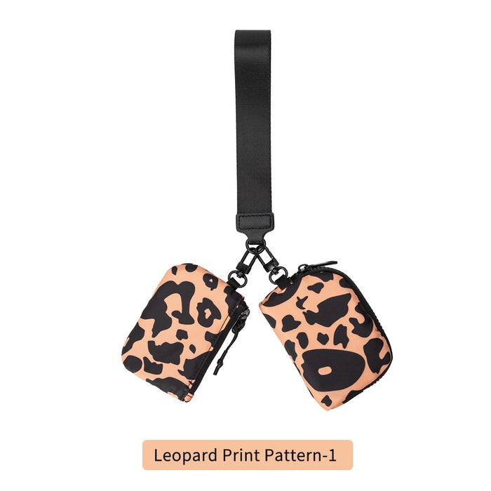 Wholesale Wrist Bag Portable Lulu Card Bag Storage Bag Bank Card Mini Coin Purse