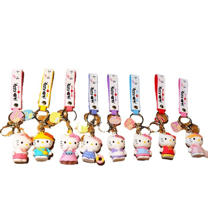 Wholesale Cartoon Doll Silicone Keychain JDC-KC-Tingm248