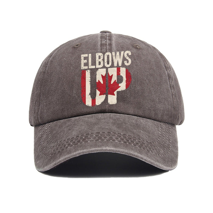 Wholesale Washed retro printed baseball cap and duckbill cap