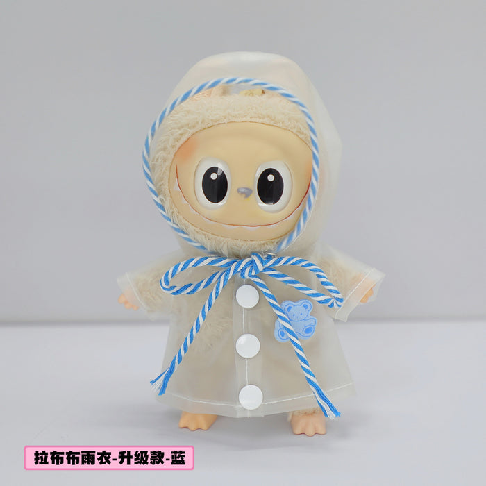 Wholesale Raincoat Dress-Up Dolls Waterproof Hooded Outwear Clothes  Pendant Doll Clothes