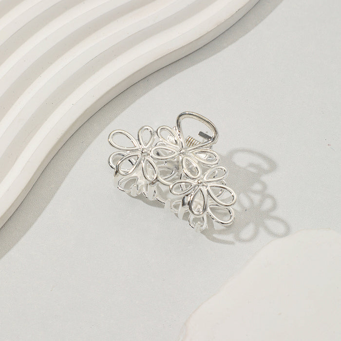 Wholesale Alloy butterfly hair clip, small size, grab clip, feminine temperament, semi tied hair accessory, new style, back of the head grab clip hair accessory