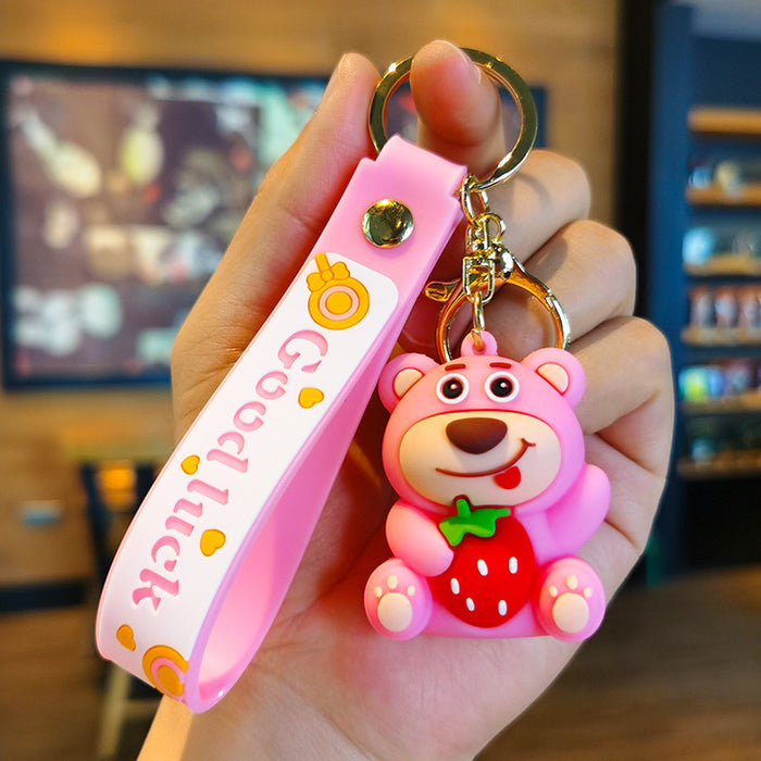 Wholesale Cartoon Doll Silicone Keychain JDC-KC-Tingm269