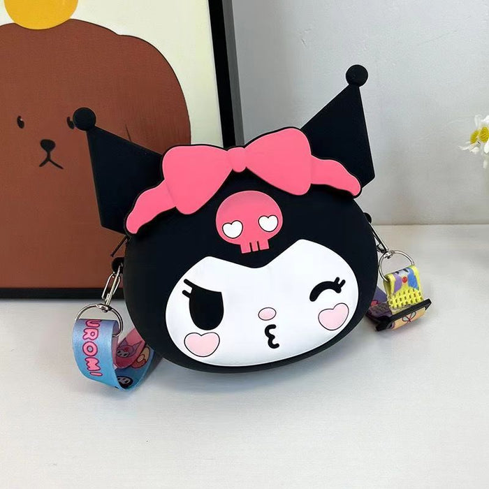 Wholesale Cartoon silicone coin purse, children's bag, coin purse, mini storage