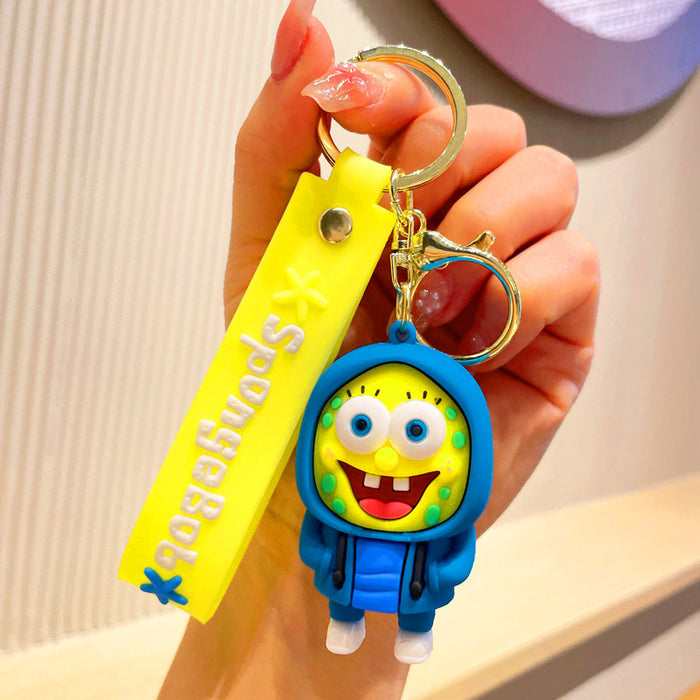 Wholesale Silicone Cartoon Sweatshirt Shoe Keychain JDC-KC-JuJi020