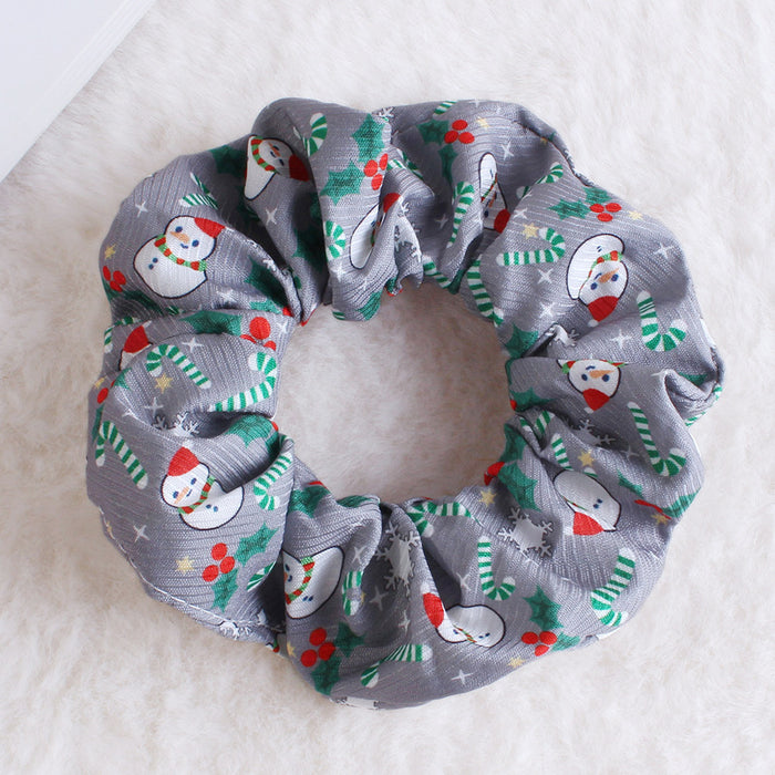 Wholesale Christmas Plush Hair Scrunchies JDC-HS-Heqin003