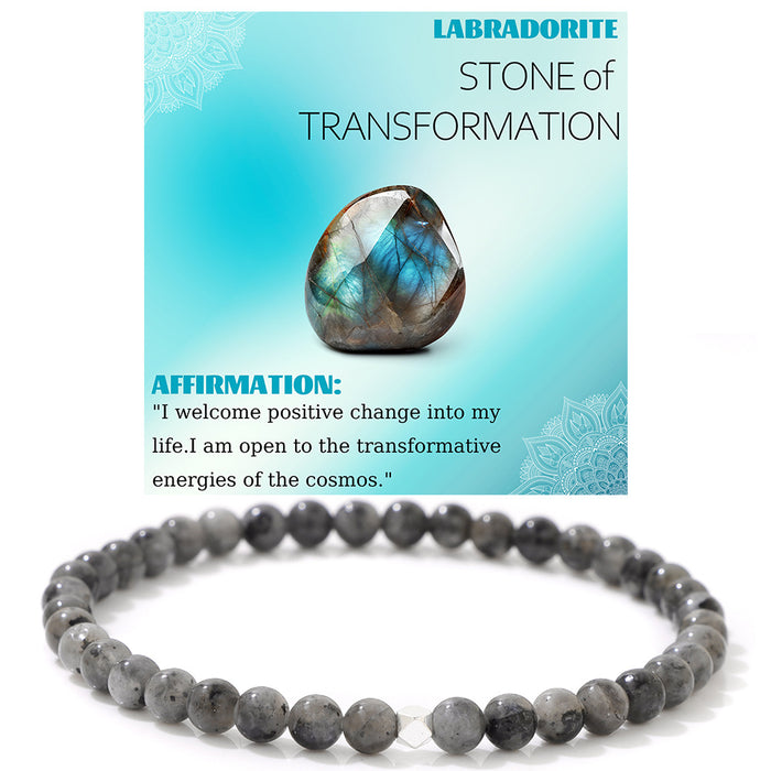 Wholesale 4mm stone bead bracelet with color retaining silver beads tiger' s eye and volcanic stone beads