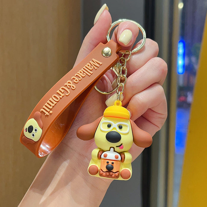 Wholesale Cartoon cute keychain for bags and cars