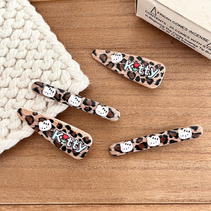 Wholesale exquisite  sweet leopard hair