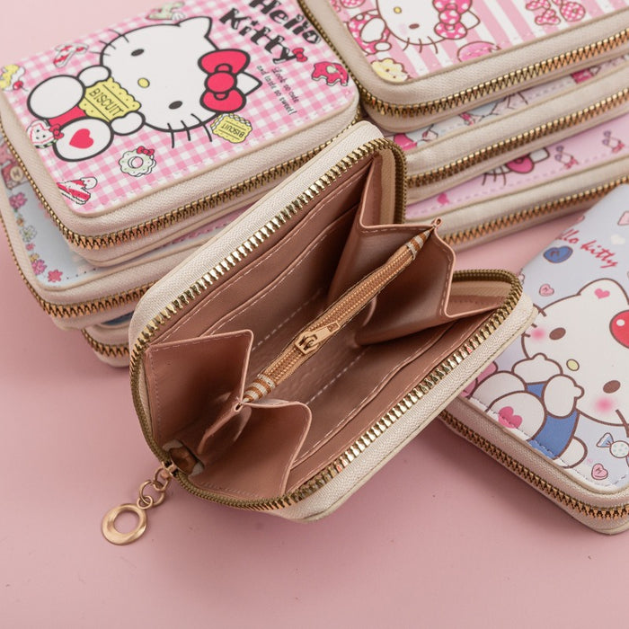 Wholesale Cartoon Girls'  Bank Card Coin Purse Wallet