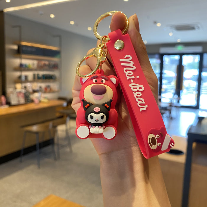 Wholesale Cartoon Doll Silicone Keychain JDC-KC-MingT276