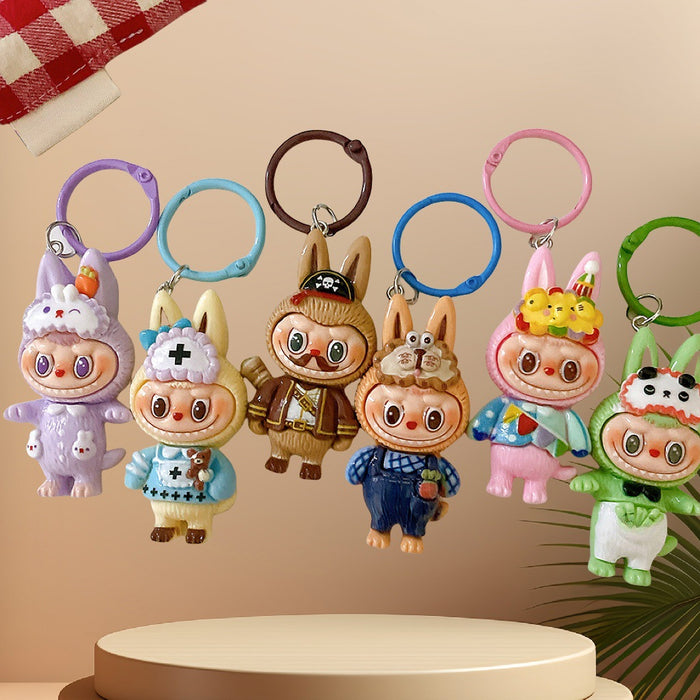 Wholesale Keychain Cute Girly Heart Pendant Men's and Women's Bag Hanging Accessories