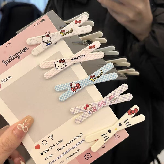 Wholesale Cute DIY accessories, checkered accessories, hair accessories, bangs clip, cartoon new style