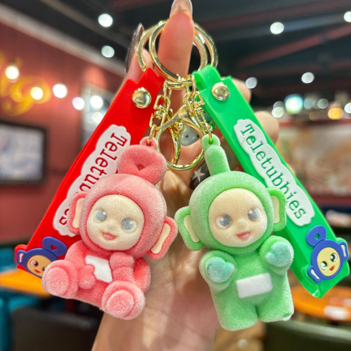 Wholesale Flocked Doll Key Pendant Plush Doll Pendant Bag Pendant Creative Birthday Gift Pendant Gift