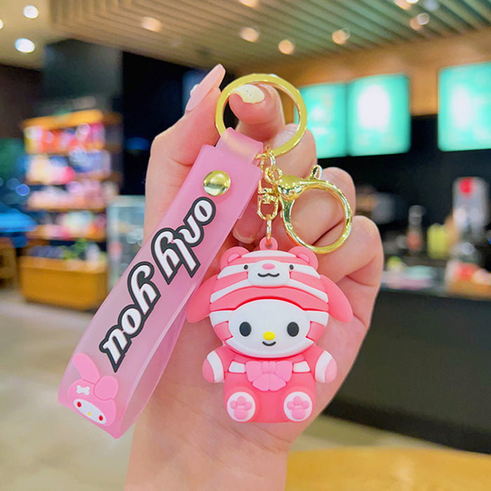 Wholesale Cartoon Doll Silicone Keychain JDC-KC-MingT281