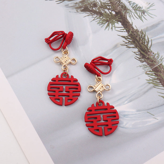 Wholesale Earrings, earrings, festive makeup, no ear holes, ear clips