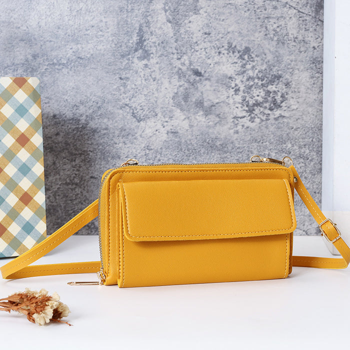 Wholesale PU Leather Horizontal Square Phone Bag for Women - Trendy Cute Daily MOQ≥3