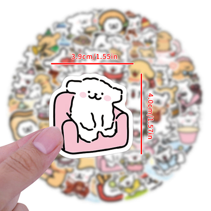 Wholesale 105PCS Cartoon Graffiti Decorative Refrigerator and Skateboard Personality Stickers