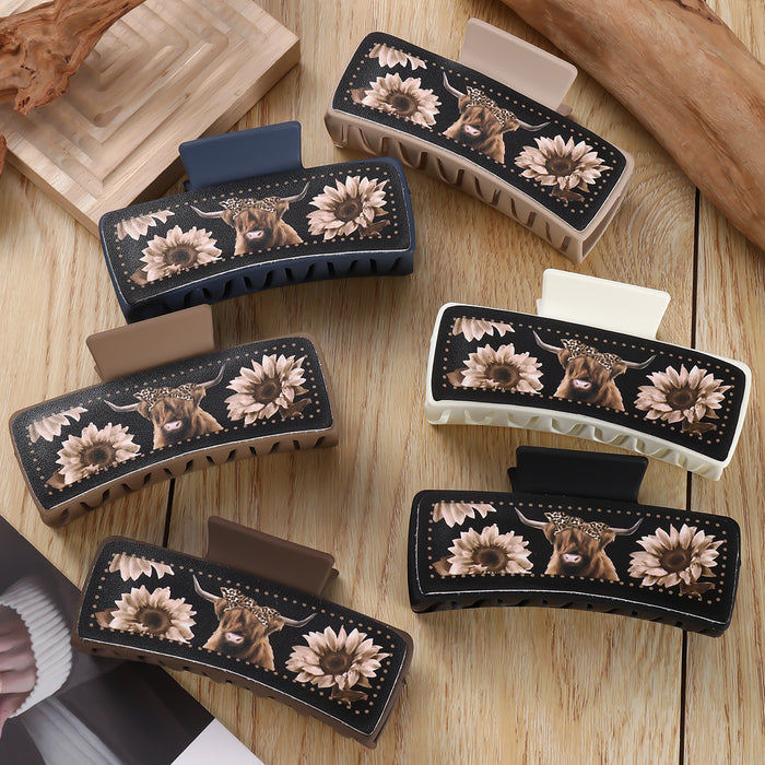 Wholesale large square clip shark clip Hair Clips