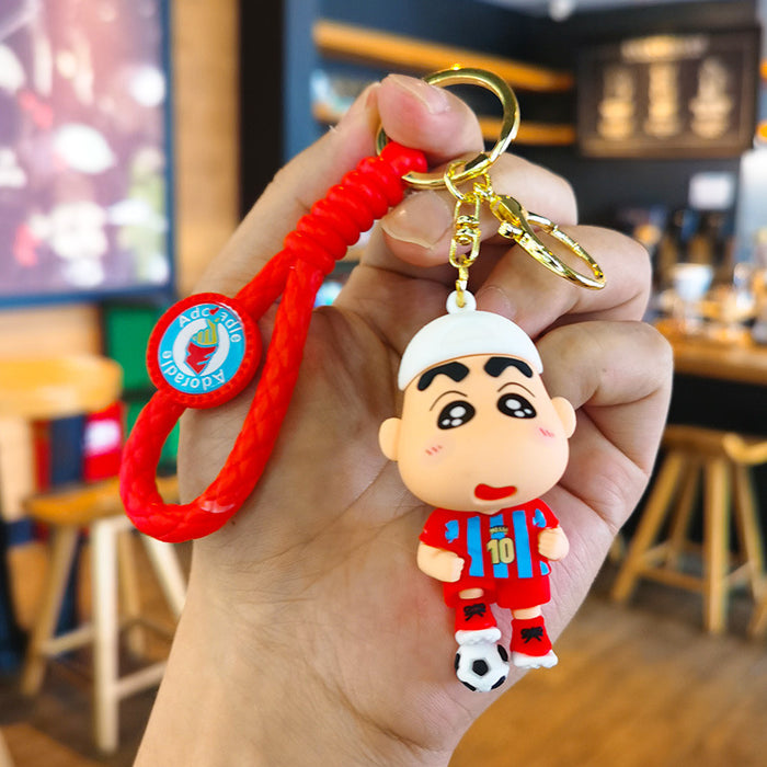 Wholesale Cute Cartoon Keychain Red Braided Style for Bag and Car Key Accessory Gift