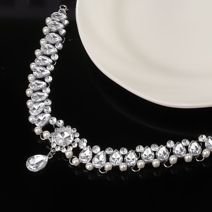 Wholesale Diamond-encrusted Pearl Necklace New Exaggerated Accessories