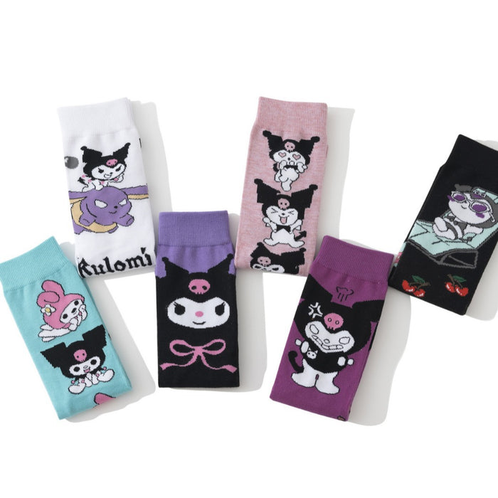 Wholesale Cute mid length trendy socks