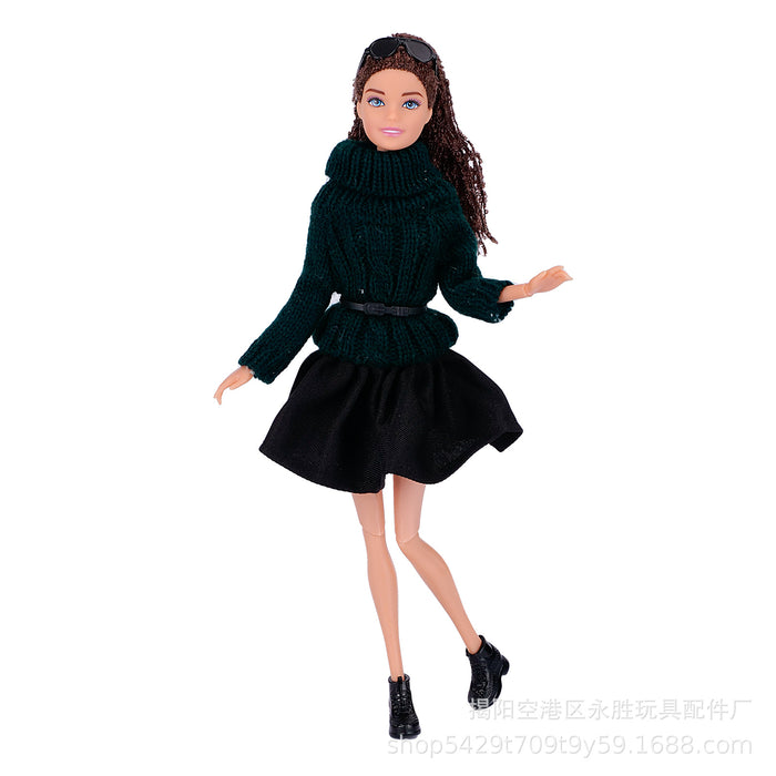 Wholesale Dress  sweater turtleneck wool sweater sweater doll clothes