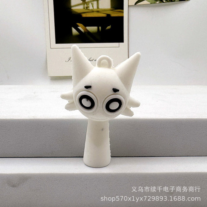 Wholesale Keychain PVC Rhythm Note Small Pendant Accessories Blind Box Doll Accessories