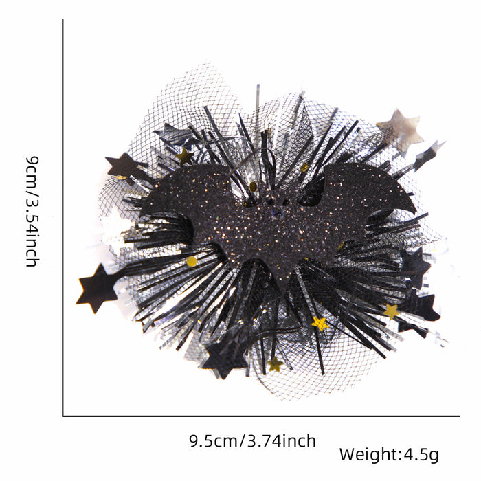 Wholesale Halloween Cross-border New  Hairpin Headwear Children' s Party Decoration  Pumpkin Veil Jewelry Dress Up Decorations