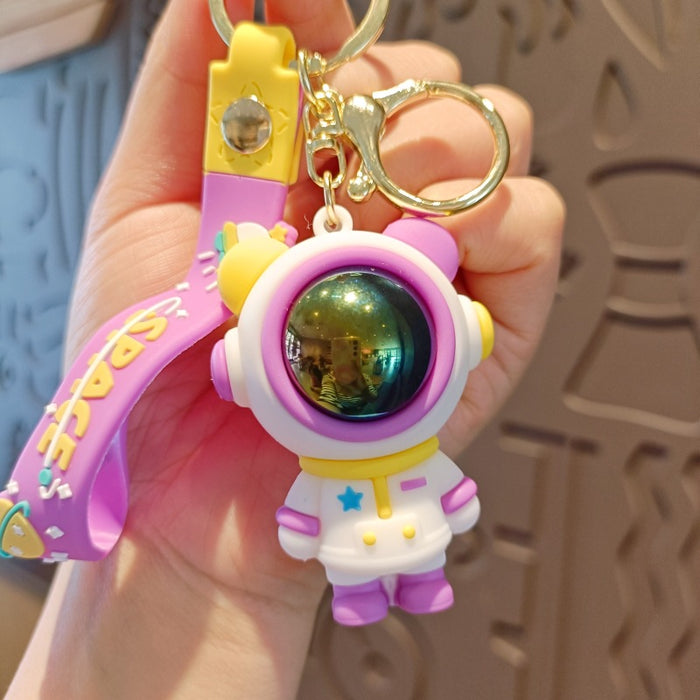 Wholesale Silicone Cartoon Doll Keychain JDC-KC-MingT216