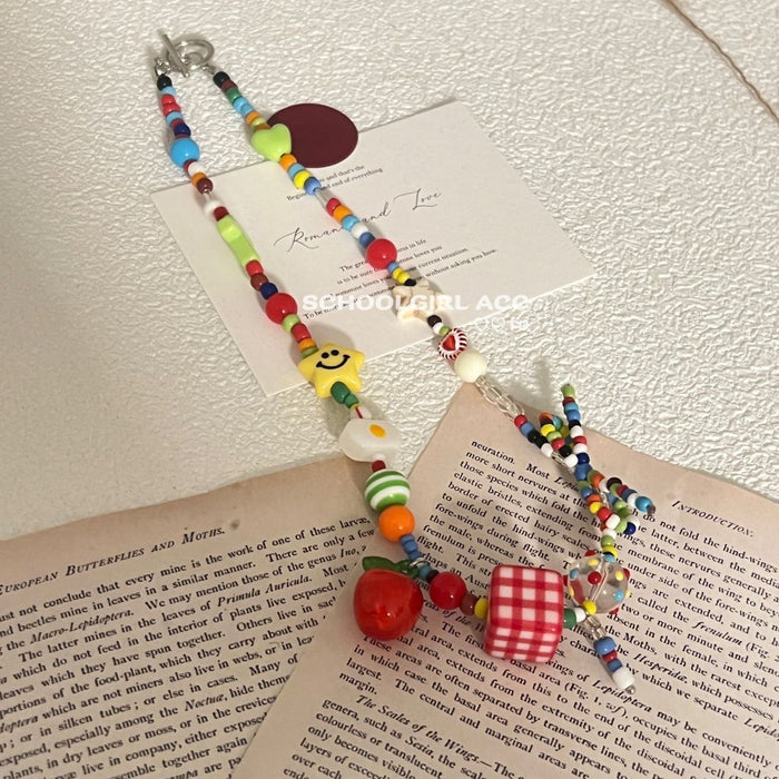 Wholesale color necklace  female accessories clavicle chain