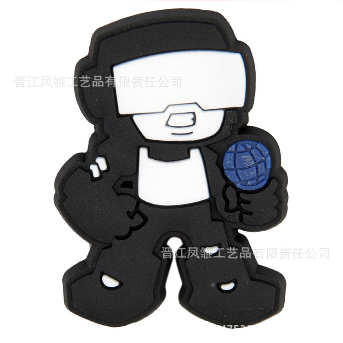 Wholesale 50pcs Cute cartoon Shoes Charms accessories