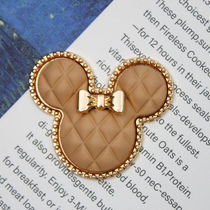 Wholesale Bow-tie checkered mouse phone stand