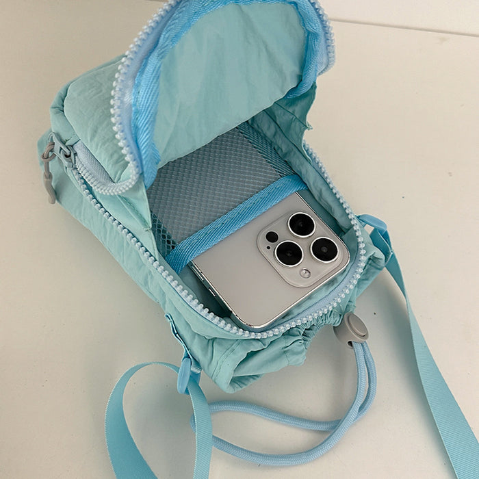 Wholesale 2025 New Outdoor Travel Water Bottle Bag with Mobile Phone Bag Cross-Body Bag for Men and Women Casual Sports Satchel Drawstring Small Bag