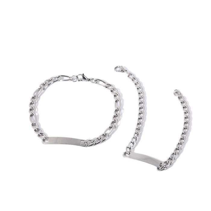 Wholesale Smooth Long Stainless Steel Bracelet JDC-BT-LiR007