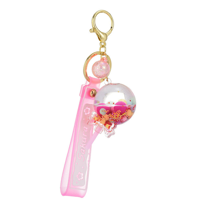 Wholesale Liquid Glitter Bottle &  Lollipop Acrylic Oil-Filled Keychain