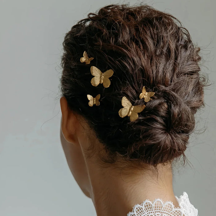 Wholesale Jewelry Fashion Alloy Butterfly Headpiece Hair Clip Set Hair Accessories