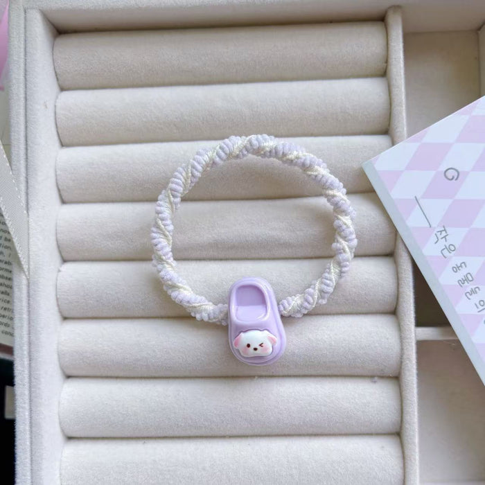 Wholesale Cartoon Cute Small Slippers Hair Ring Ins Girl Headband Student All-match Hair Accessories