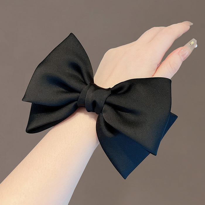 Wholesale Satin Bow Hair Band Hair Scrunchies JDC-HS-Yika005