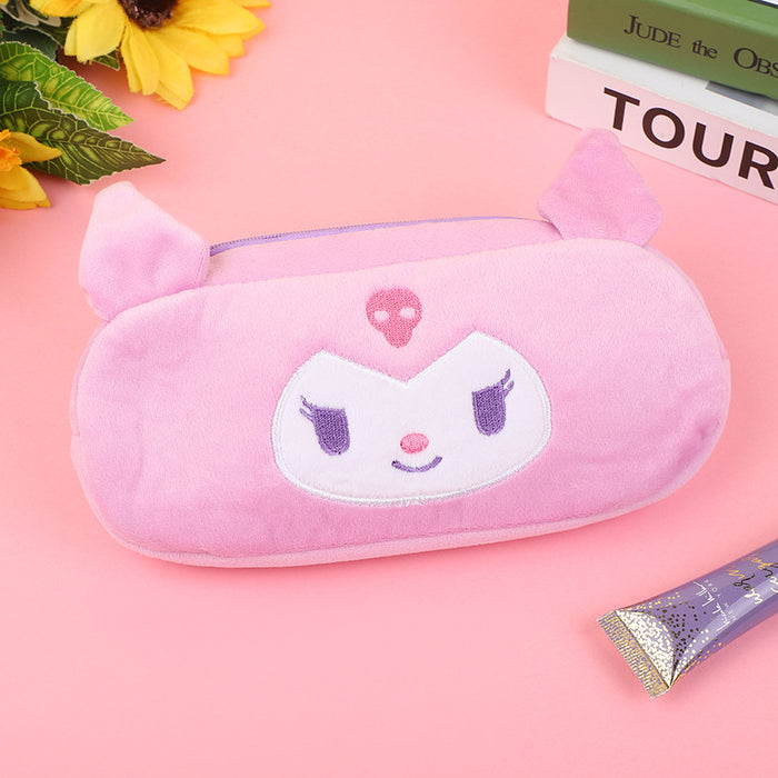 Wholesale Cute Plush Embroidered Pencil Cases