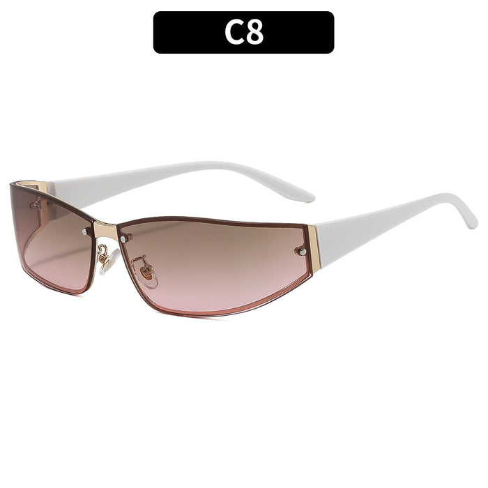 Wholesale Y2K Frameless Sunglasses Trendy Street Fashion Sun Glasses for Women