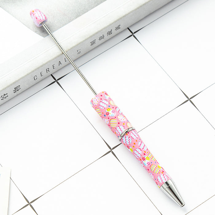 Wholesale DIY for Beaded Beadable Pens Easter Rabbit Series Plastic Pens JDC-BP-HuaH113