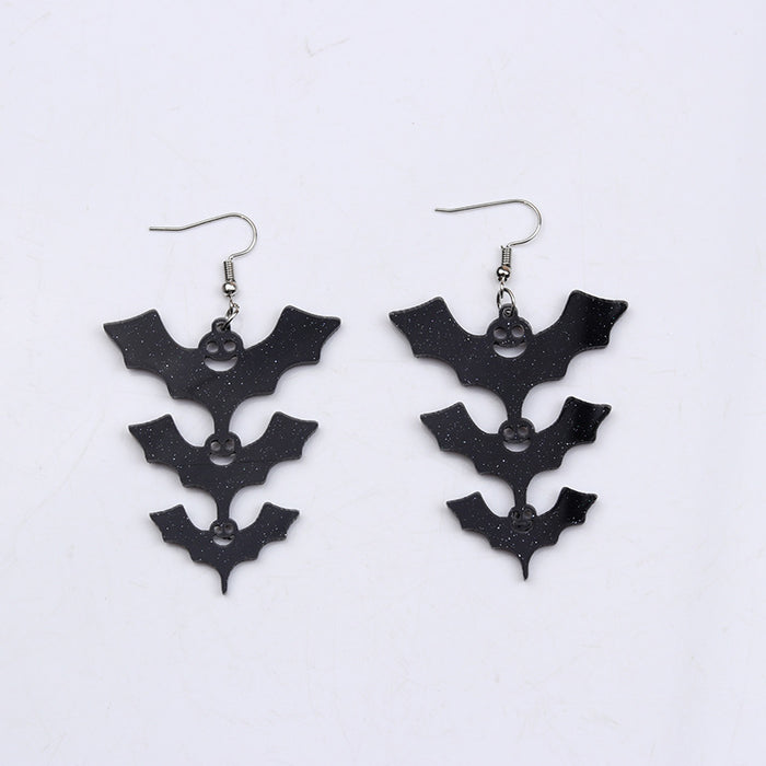 Wholesale  Bat Earrings Earrings Fashion Simple Personality Funny Step Bat Acrylic Earrings Earrings