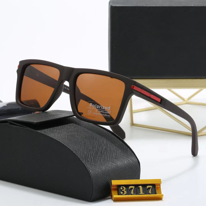 Wholesale Retro square men's polarized lens sunglasses, high-end and fashionable sunglasses
