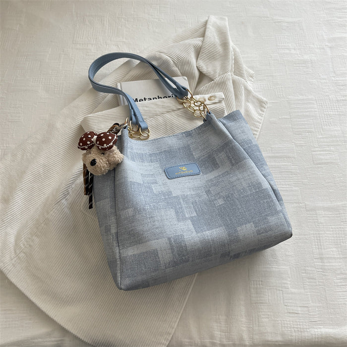 Wholesale Urban Simplicity Tote Bag - Fashion Pu Shoulder Bag for Women Daily Matching Accessory