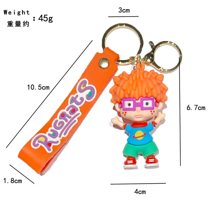 Wholesale Three-dimensional cartoon character key chain
