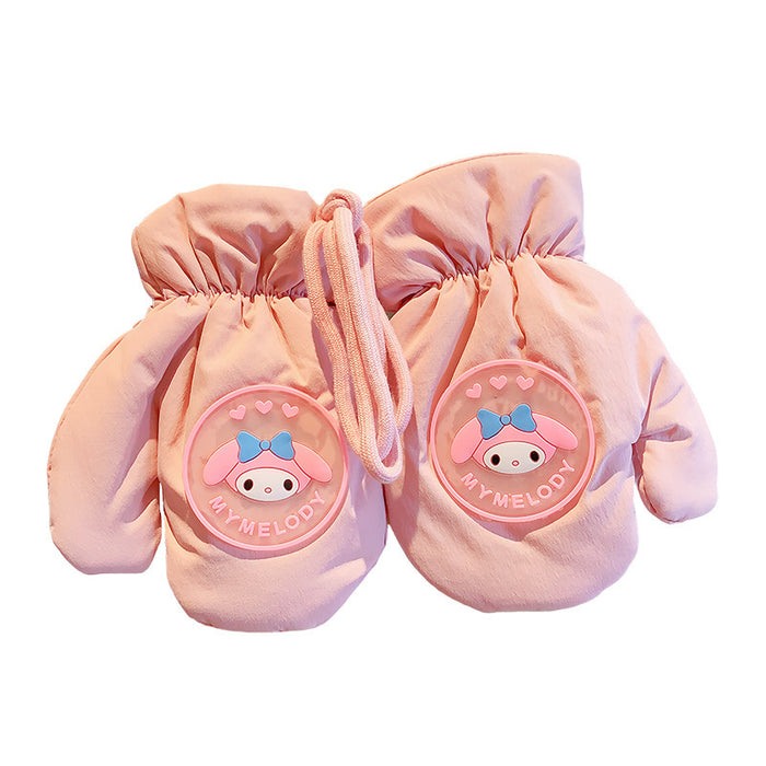 Wholesale Baby Bear Cotton Children' s Gloves Cartoon Winter Warmth