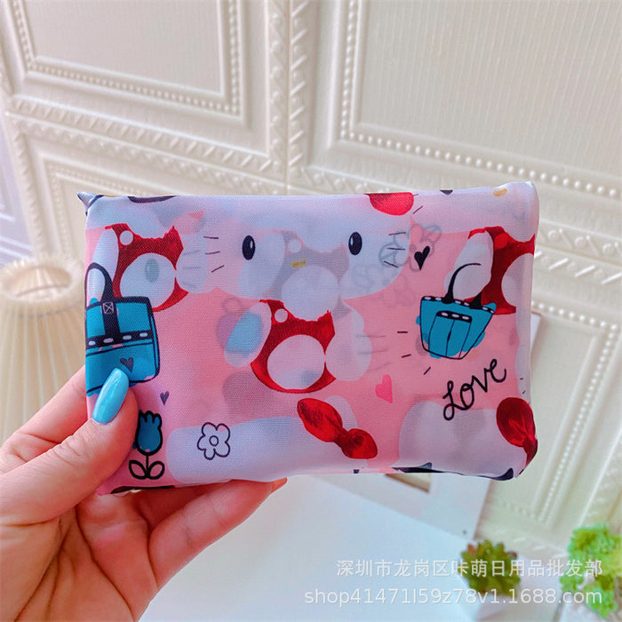 Wholesale Cute Large Capacity Eco-bag  Supermarket Shopping Bag Lightweight Cloth Bag Shoulder Bag